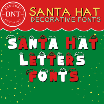 Preview of Santa hat Decorative fonts