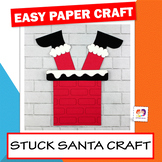 Santa is Stuck in the Chimney Christmas Craft
