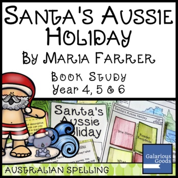 Preview of Santa's Aussie Holiday by Maria Farrer - Christmas Book Study