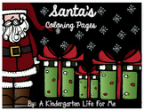 Santa's Coloring Pages