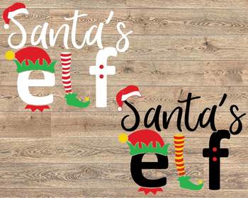 Download Santa S Elf Svg Christmas Family Santa Svg Funny Elf For Shirt Santa Hat 1098s