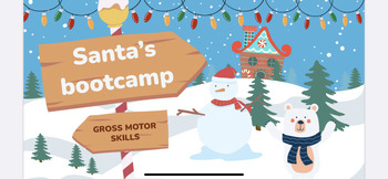 Preview of Santa's Gross Motor Bootcamp