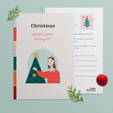 Santa Letter Writing Christmas Activities for Grades 1-4 No Prep