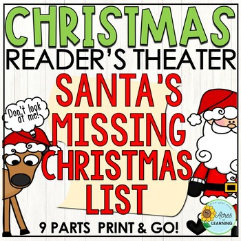 Preview of Christmas Reader's Theater | December Reading Comprehension Activity