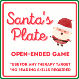 Santa's Plate: Open-Ended Christmas Game