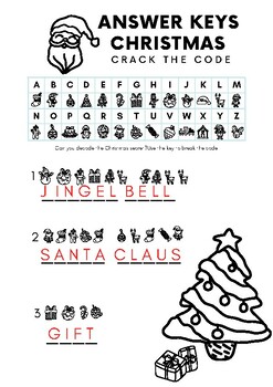 Santa's Secret Code Messages: Literacy Activities for Christmas | TPT