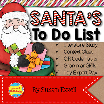 Preview of Santa's To Do List  Book Companion