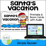 Santa’s Vacation Reader & Activity Pages | Printable & Boo