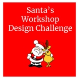 Santa’s Workshop Christmas Math Design Challenge- Area Mea