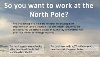 Preview of Santa's Workshop Job Application