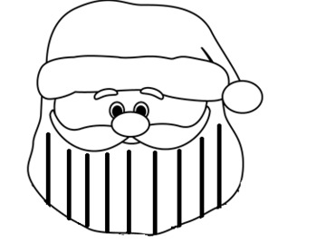 Santa's Beard Cutting Activity - Easy Peasy and Fun