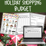 Christmas Math Shopping Budget and Multi Step Word Problem
