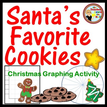 Preview of Christmas Math Graphing Activity Graph the Cookies!