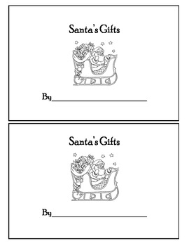 Preview of Santa's Gifts: FREE Mini Book