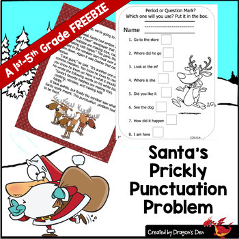 Preview of Santa's Prickly Punctuation Problem!