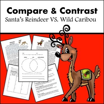 Preview of Christmas Writing (Compare and Contrast)