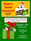 Santa's Secret Scorecard - Odd and Even numbers
