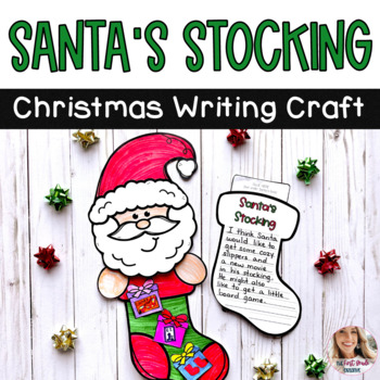 Preview of Santas Stocking Christmas December Writing Craft