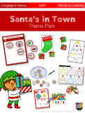 Santas in Town Language Literacy and Math Unit