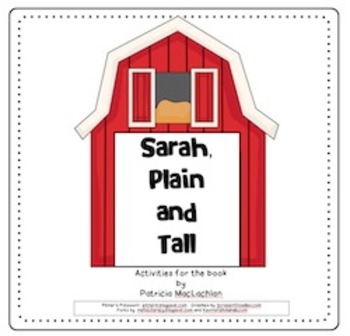 Preview of Sarah, Plain and Tall (Compatible with 3rd Grade Journeys)