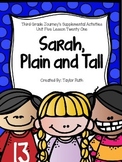 Sarah, Plain and Tall Journey's Supplemental Activities - 