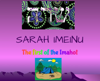 Preview of Sarah of the Bible - The First Matriarch