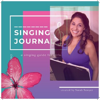 Preview of Singing Journal Workbook for Girls
