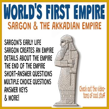 Preview of Sargon of Akkad Digital & Printable Reading Lesson with Questions
