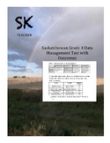 Saskatchewan Grade 4 Data Management Test and Review with 