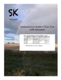 Saskatchewan Grade 4 Time Math Test and Review with Outcomes