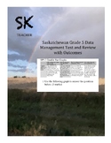 Saskatchewan Grade 5 Data Management Test and Review with 