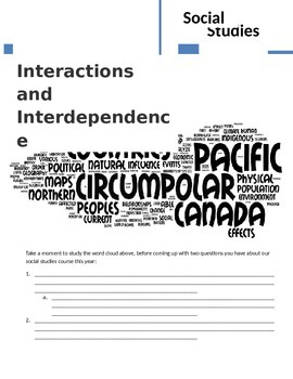 Preview of Saskatchewan, Grade 7 Social Studies  - Interactions and Interdependence
