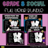 Saskatchewan Grade 8 Social Studies Bundle