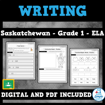 Preview of Saskatchewan Language Arts ELA - Grade 1 - Writing