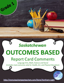 Saskatchewan Outcome Based Report Card Comments for Grade 