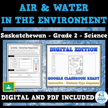 Preview of Saskatchewan - Science - Grade 2 - Air and Water in the Environment