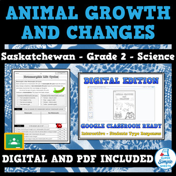 Preview of Saskatchewan - Science - Grade 2 - Animal Growth and Changes