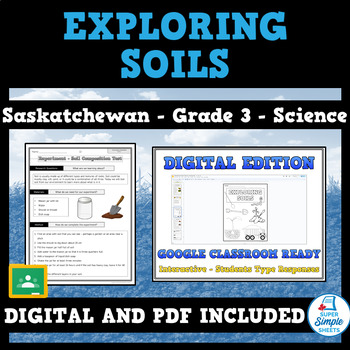 Preview of Saskatchewan - Science - Grade 3 - Exploring Soils