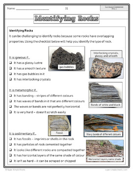 Saskatchewan - Science - Grade 4 - Rocks, Minerals and Erosion | TPT