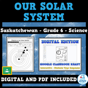 Preview of Saskatchewan - Science - Grade 6 - Our Solar System