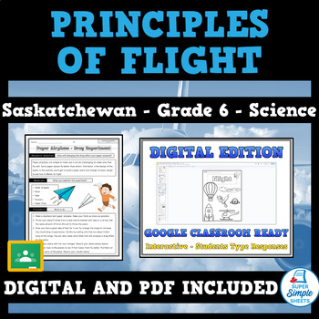 Preview of Saskatchewan - Science - Grade 6 - Principles of Flight