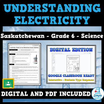 Preview of Saskatchewan - Science - Grade 6 - Understanding Electricity
