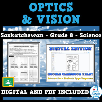 Preview of Saskatchewan - Science - Grade 8 - Optics and Vision