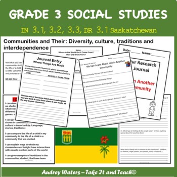 Preview of Saskatchewan Social Studies Grade 3 Unit 1