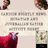 Satire Activity Sheet - "Candide Nightly News"
