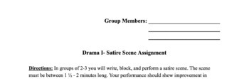 create your own satire assignment