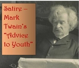 Satire: Mark Twain's "Advice to Youth" close reading w/ vo