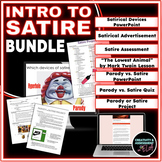 Introduction to Satire BUNDLE|Satire Parody PowerPoints, P