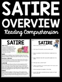 Satire Overview Reading Comprehension Worksheet