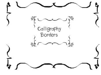 Preview of Calligraphy Borders